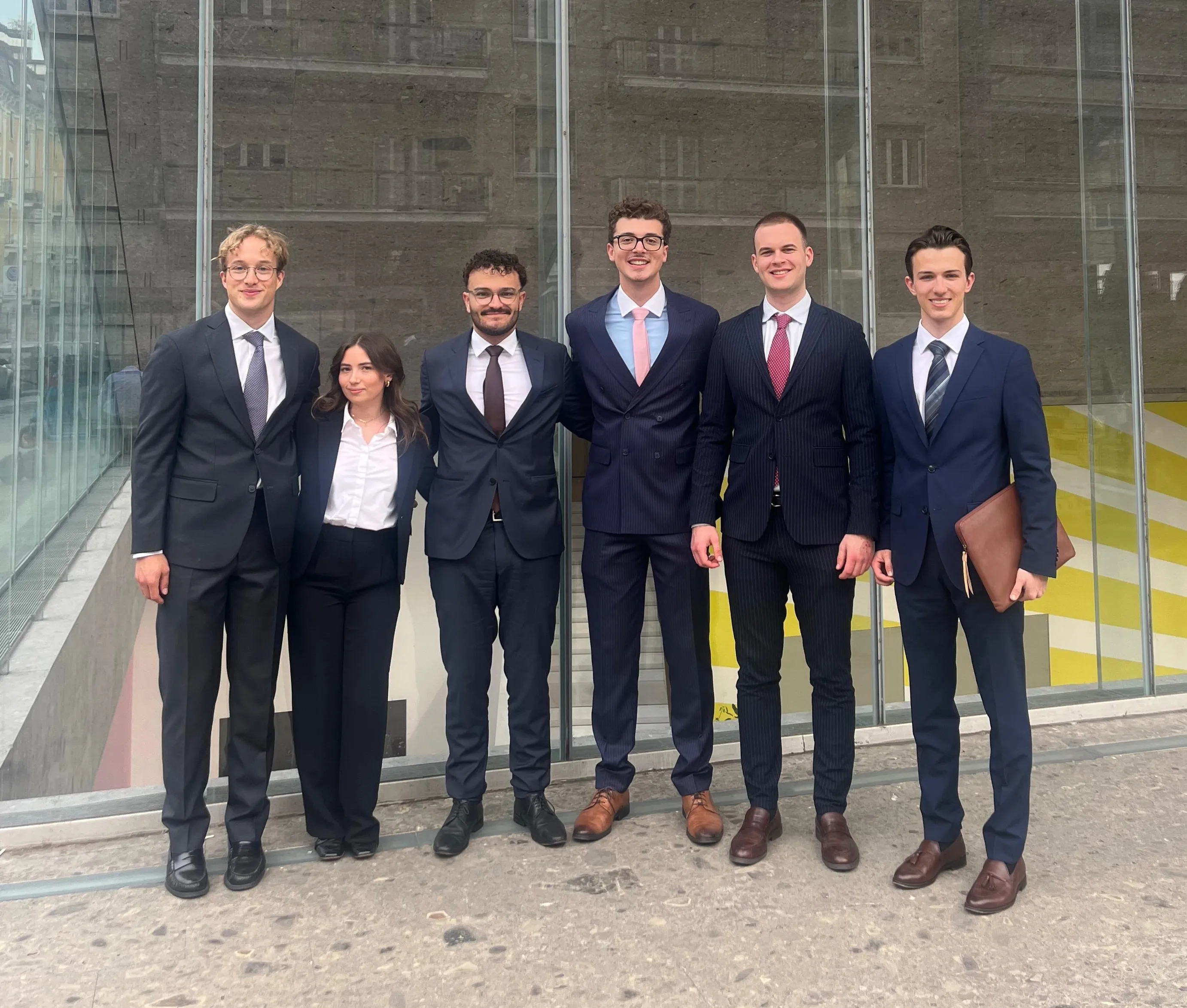 The winning HSG team at the 5th Family Business Game, Bocconi University